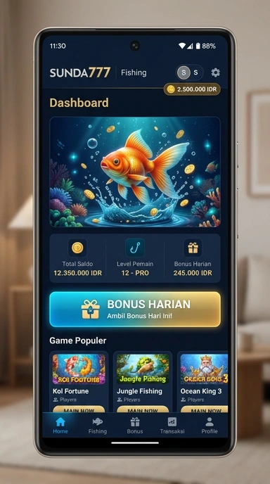 Galeri pratinjau visual sunda777 build APK resmi terbaru